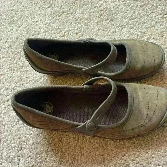 Crocs wedged wedged heel shoes womens size 7 - Picture 4 of 8